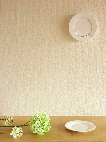 壁掛け時計の試作  時を主張しない時計、ゆったりとした時間を楽しみたい場所にそっと佇む時計