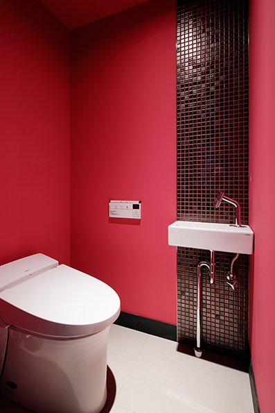 ベットコーナーと色を合わせたトイレ ベットコーナーと色を合わせたトイレ