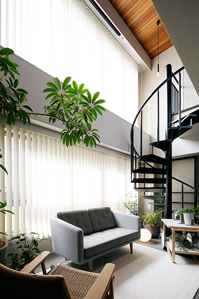 開放的な吹抜け空間 開放的な吹抜け空間