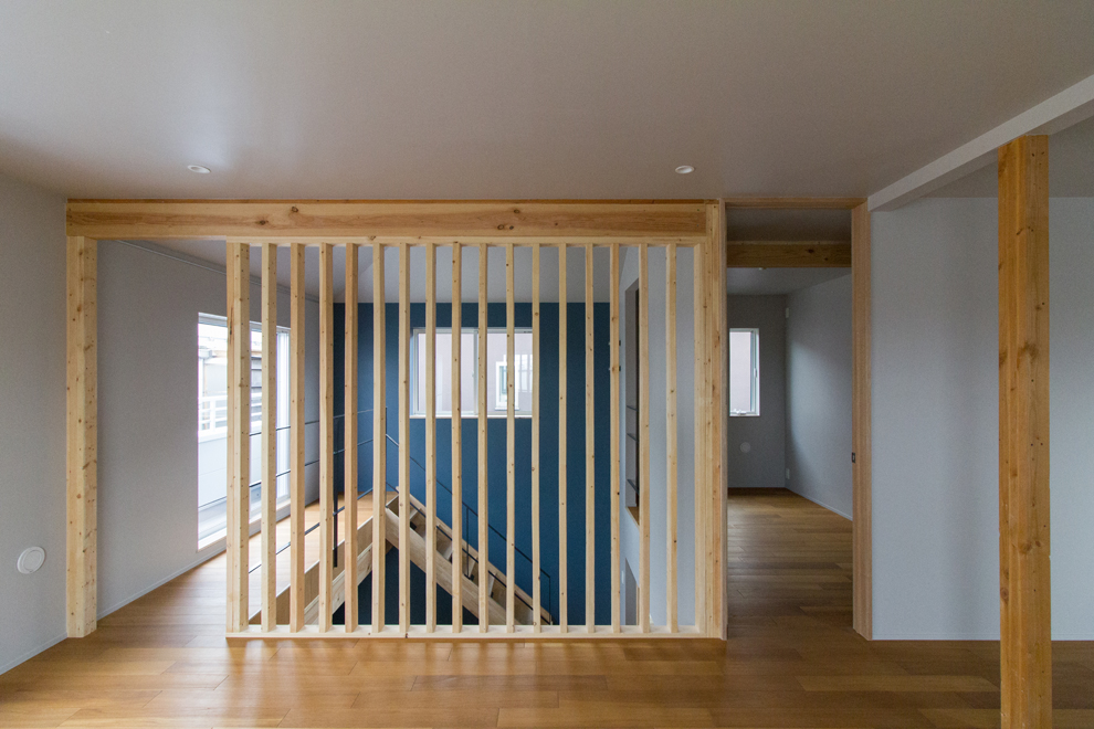 2階のフリースペース　将来間仕切って子供部屋にする事も可能　