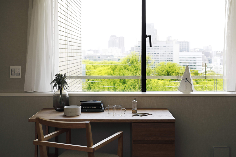 書斎からもパークビュー