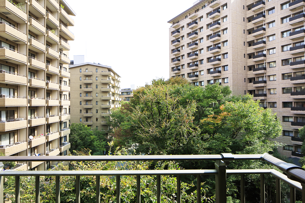 リビングから見える風景 敷地内の緑化が素晴らしい リビングから見える風景 敷地内の緑化が素晴らしい