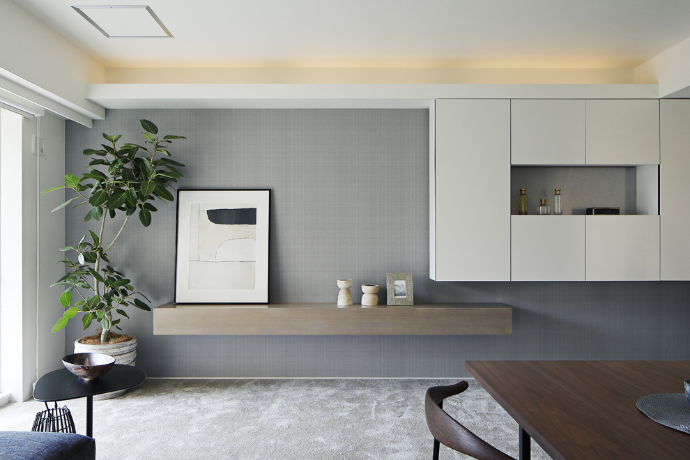 テレビ台としてのオープン棚 テレビ台としてのオープン棚