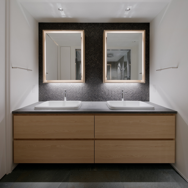 家族用の洗面室 家族用の洗面室